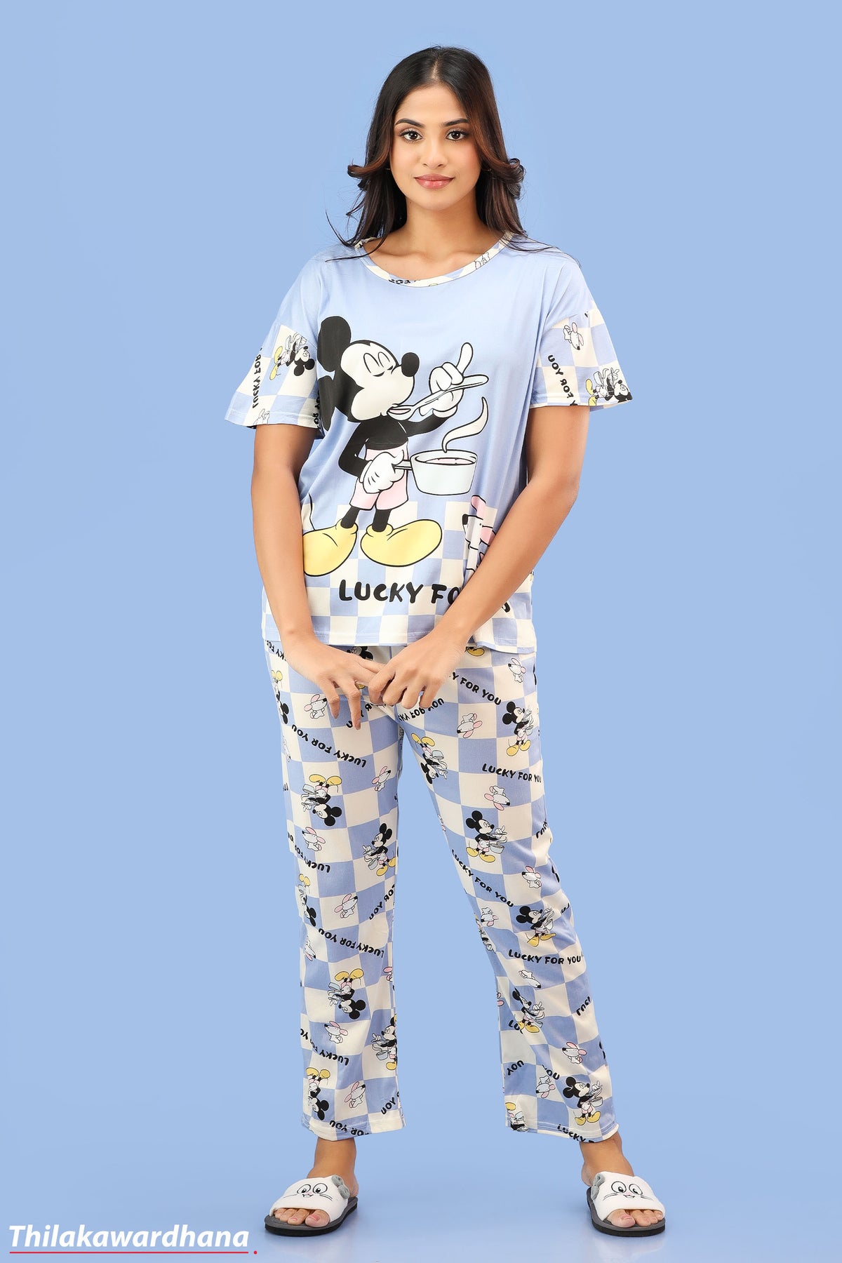 Printed 3pcs Pijama Kit