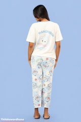 Printed 2pcs Pijama Kit