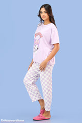 Printed 2pcs Pijama Kit