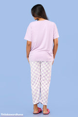 Printed 2pcs Pijama Kit