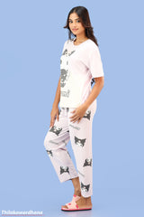 Printed 2pcs Pijama Kit