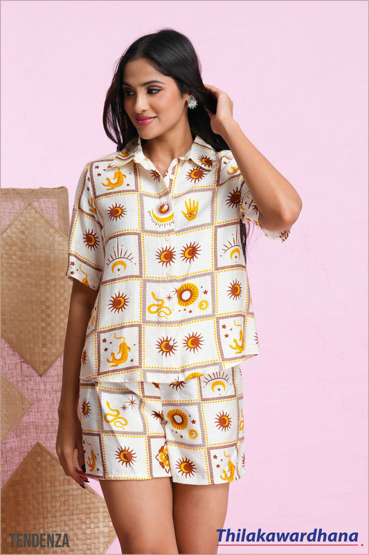 Tendenza Cosmic Bloom Co-Ord Set