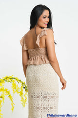 Lotus Ruffle Top - Free Size