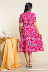 Tendenza Waist Tassle Detailed Midi Dress