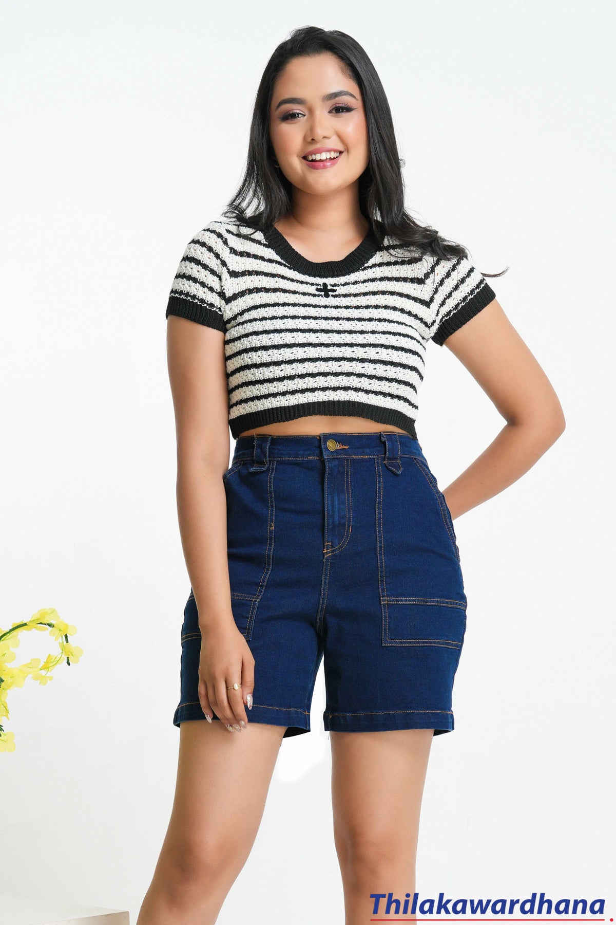 Crochet Lace Knit Top - Free Size