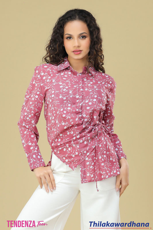 Tendenza Teen Wrapped Waist Shirt