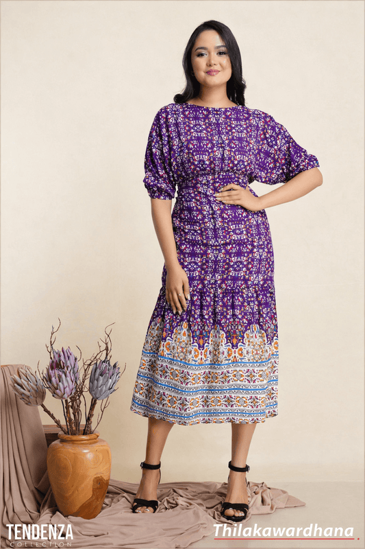 Tendenza Fit & Flare Maxi Dress