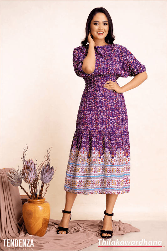 Tendenza Fit & Flare Maxi Dress