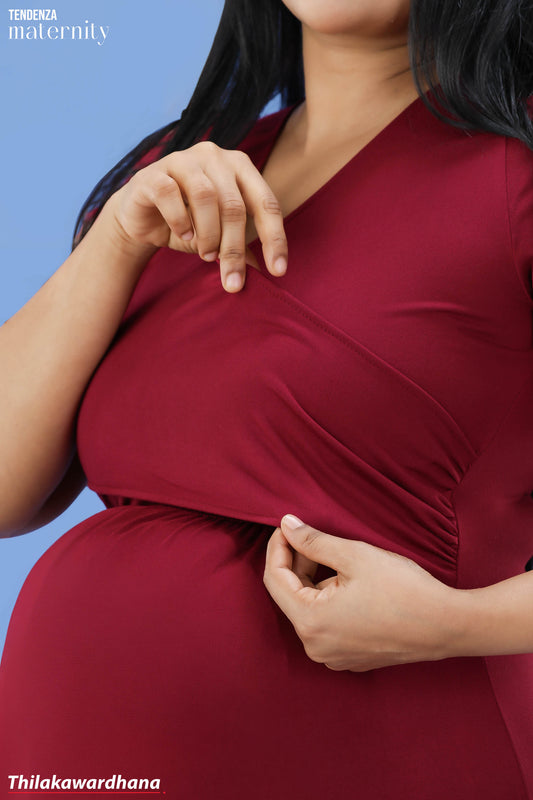 Tendenza Zig Zag Maternity Dress