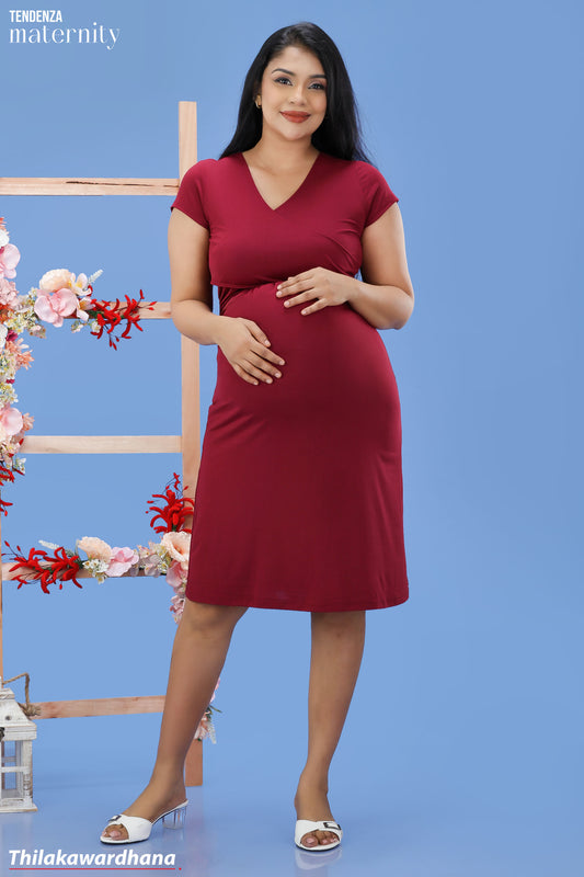 Tendenza Zig Zag Maternity Dress