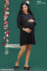 Tendenza Twin Zippers Maternity Feeding Dress
