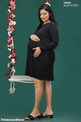 Tendenza Twin Zippers Maternity Feeding Dress