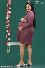 Tendenza Twin Zippers Maternity Feeding Dress