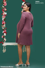 Tendenza Twin Zippers Maternity Feeding Dress