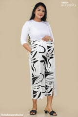 Tendenza Front Slit Maternity Pant