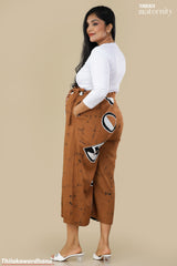 Tendenza Front Slit Maternity Pant