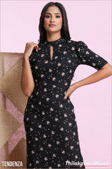 Tendenza Short Sleeve Maxi Dress