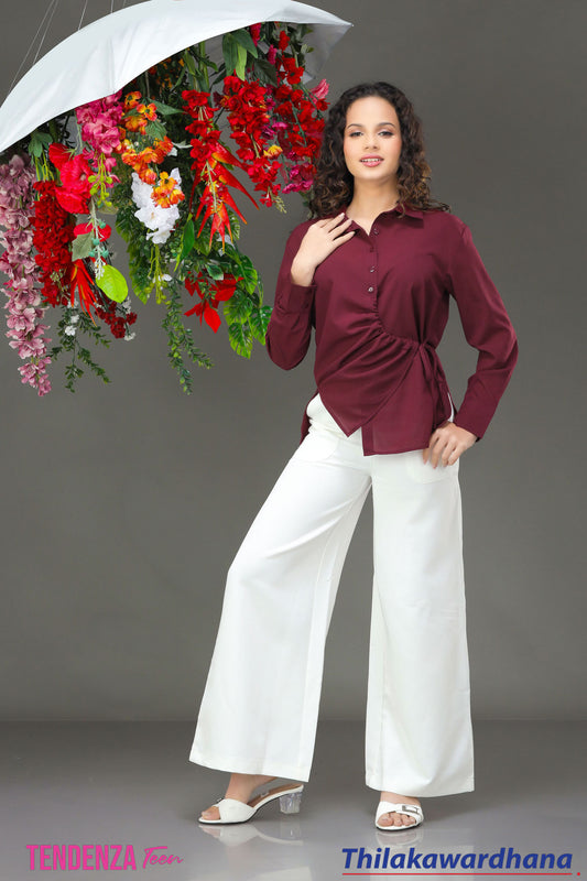 Tendenza Teen Wrapped Waist Shirt