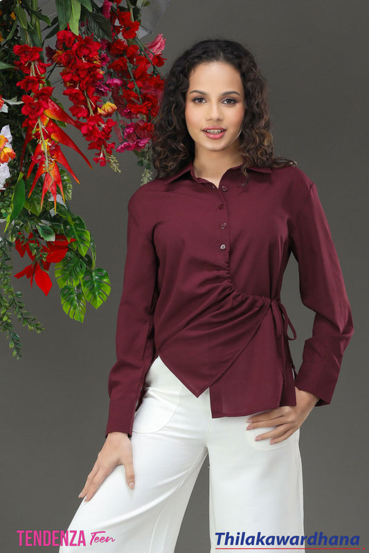 Tendenza Teen Wrapped Waist Shirt