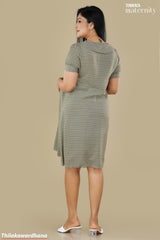 Tendenza Front Buttoned Maternity Dress