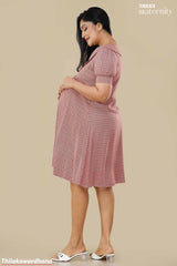 Tendenza Front Buttoned Maternity Dress