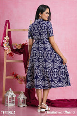 Tendenza Waist Tassle Detailed Midi Dress