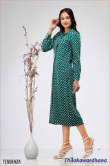 Tendenza Noelle Print Stretch Dress