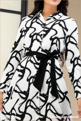 Tendenza Waist Belted Elegant Maxi Dress