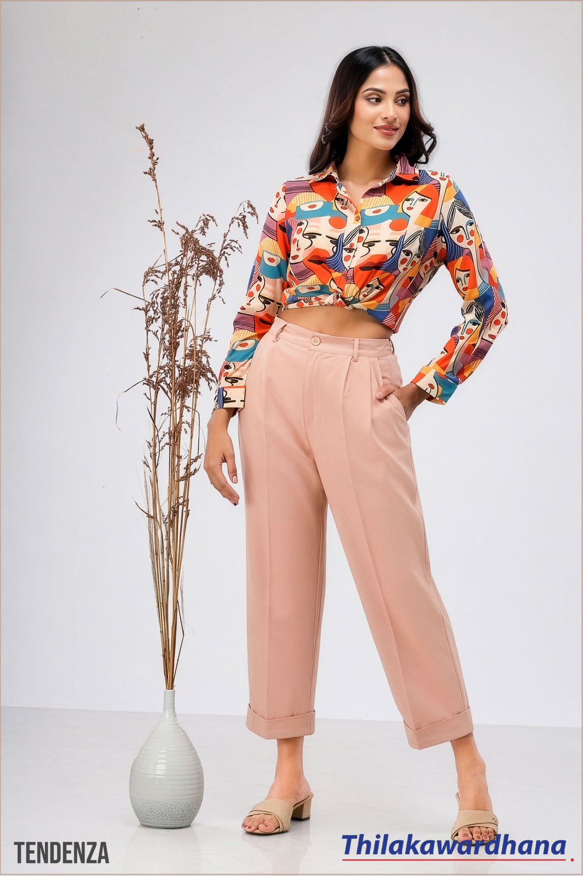 Tendenza High Waist Tailored Pant