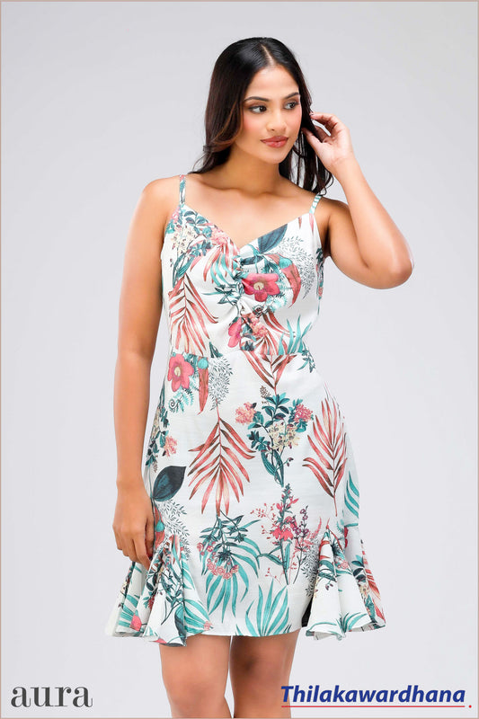 Aura Floral Mini Dress