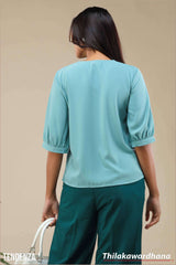 Tendenza Cloudline Button Top