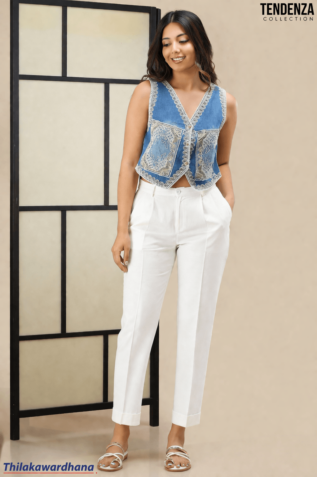 Tendenza High Waist Tailored Pant