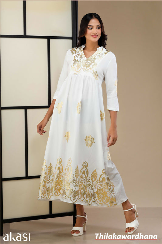 Aura Golden Grace Maxi Dress