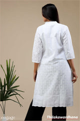Aura Embroidered Kurtha Top