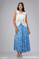 Lace Detailed Crochet Top - Free Size