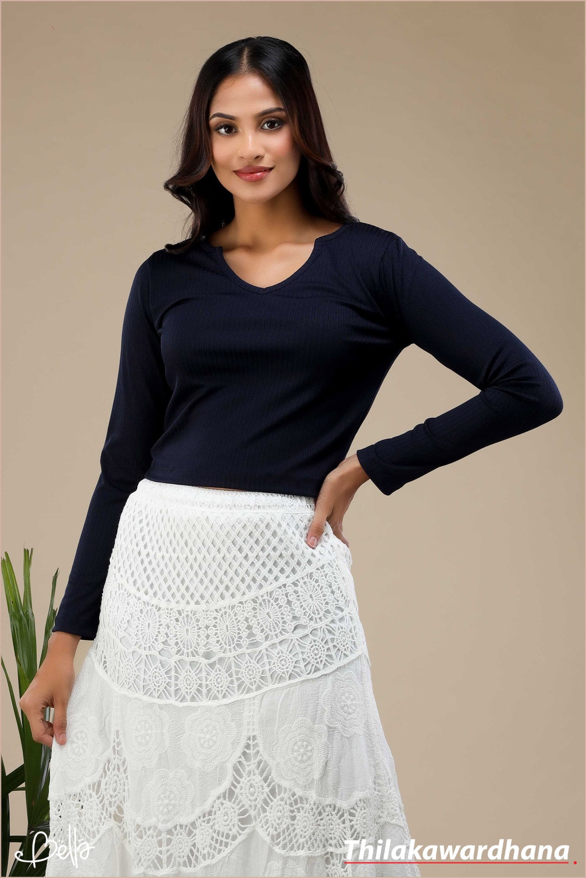 Bella Long Sleeve Rib Top