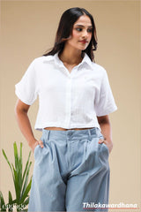 Engage Short Sleeve Comfy Crop Top