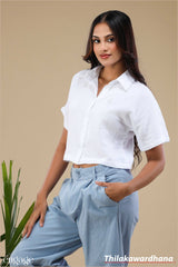 Engage Short Sleeve Comfy Crop Top