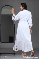 Elegant Aura Embroidered Dress