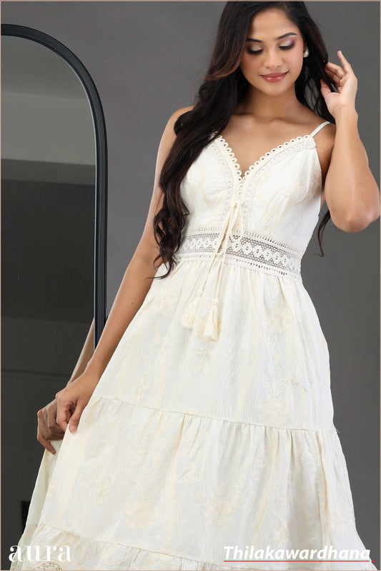 Dreamy Ivory Maxi Dress
