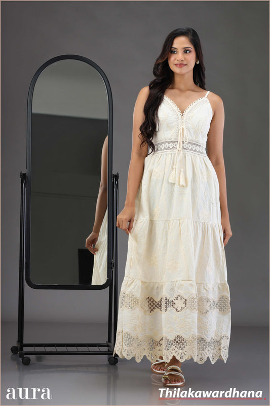 Dreamy Ivory Maxi Dress