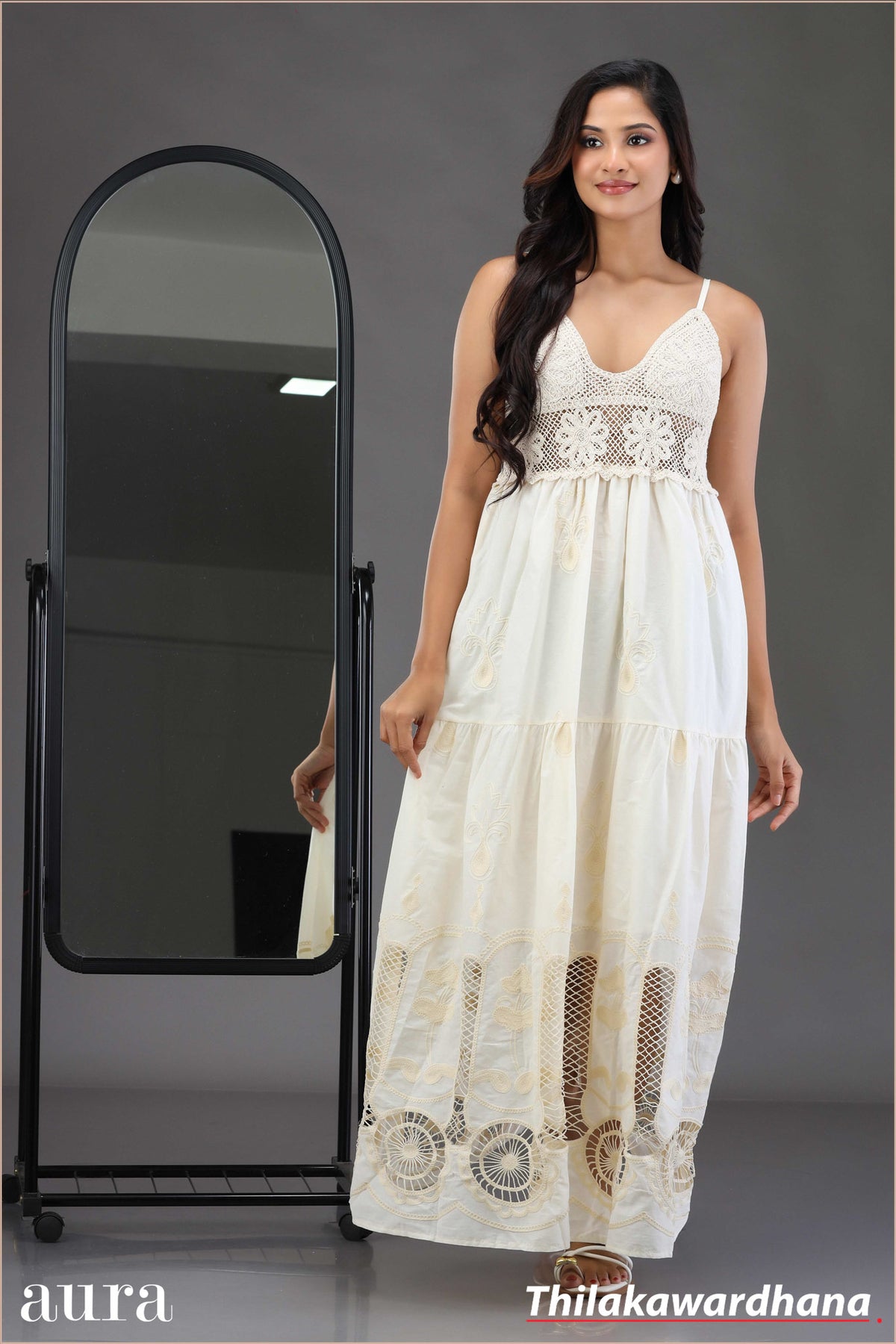 Dreamy Ivory Maxi Dress