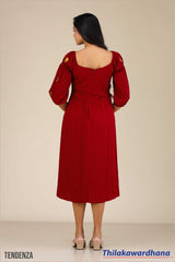 Tendenza Puff Sleeve Cinderella Dress