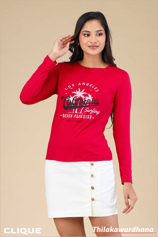 Clique LA Long Sleeve T Shirt