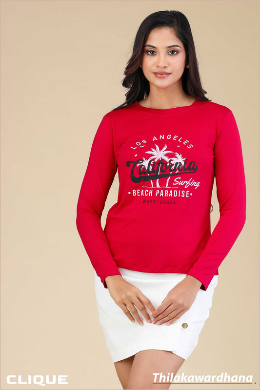 Clique LA Long Sleeve T Shirt