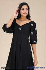 Tendenza Puff Sleeve Cinderella Dress