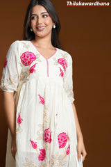 Embroidered Vintage Blossom Dress