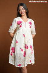 Embroidered Vintage Blossom Dress