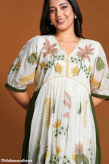 Bloom Haven Embroidered Dress