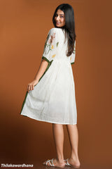 Bloom Haven Embroidered Dress
